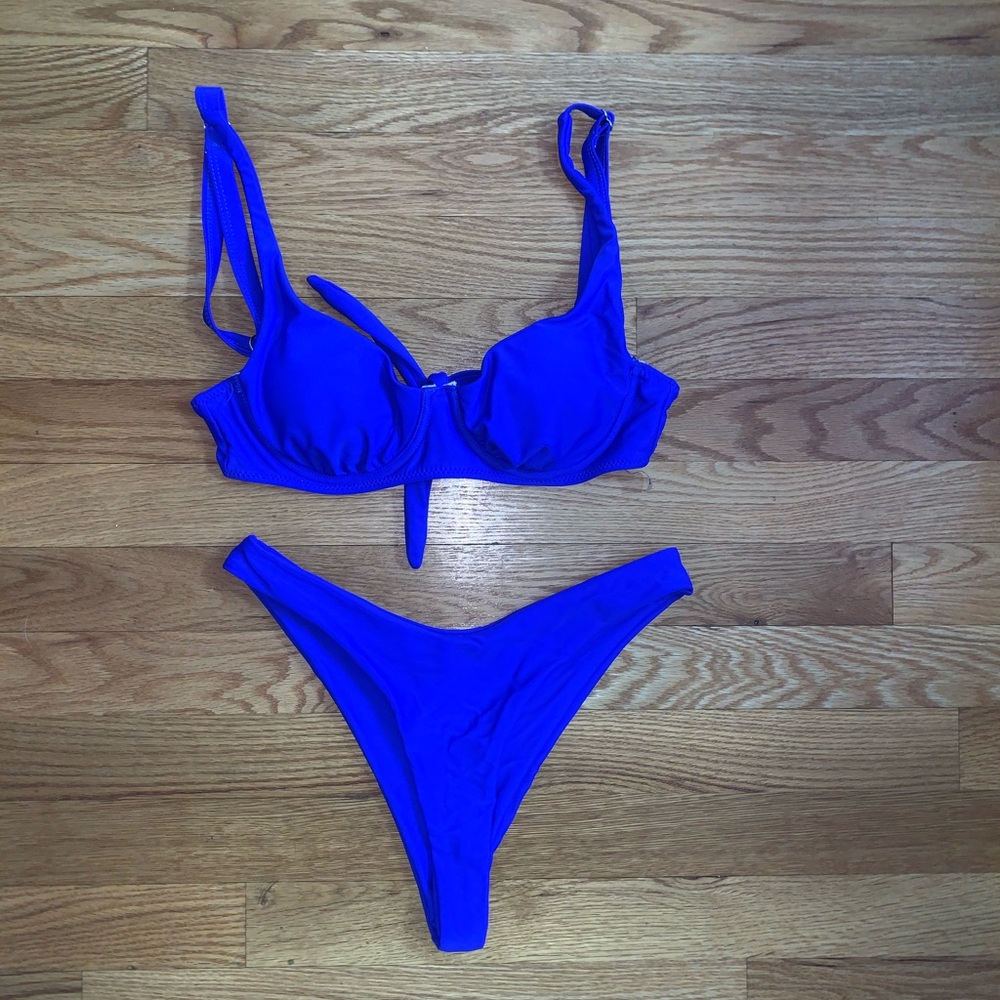 New blue bikini